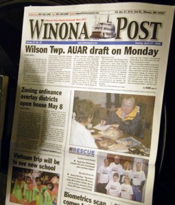 OPR mentioned in the Winona Post